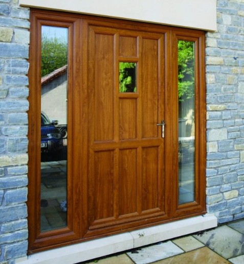 Pintu UPVC Motif Kayu Bogor
